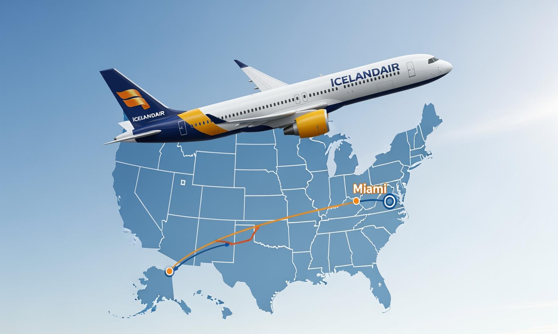 Icelandair Expands U.S. Network with New Miami Route Amid Passenger Growth