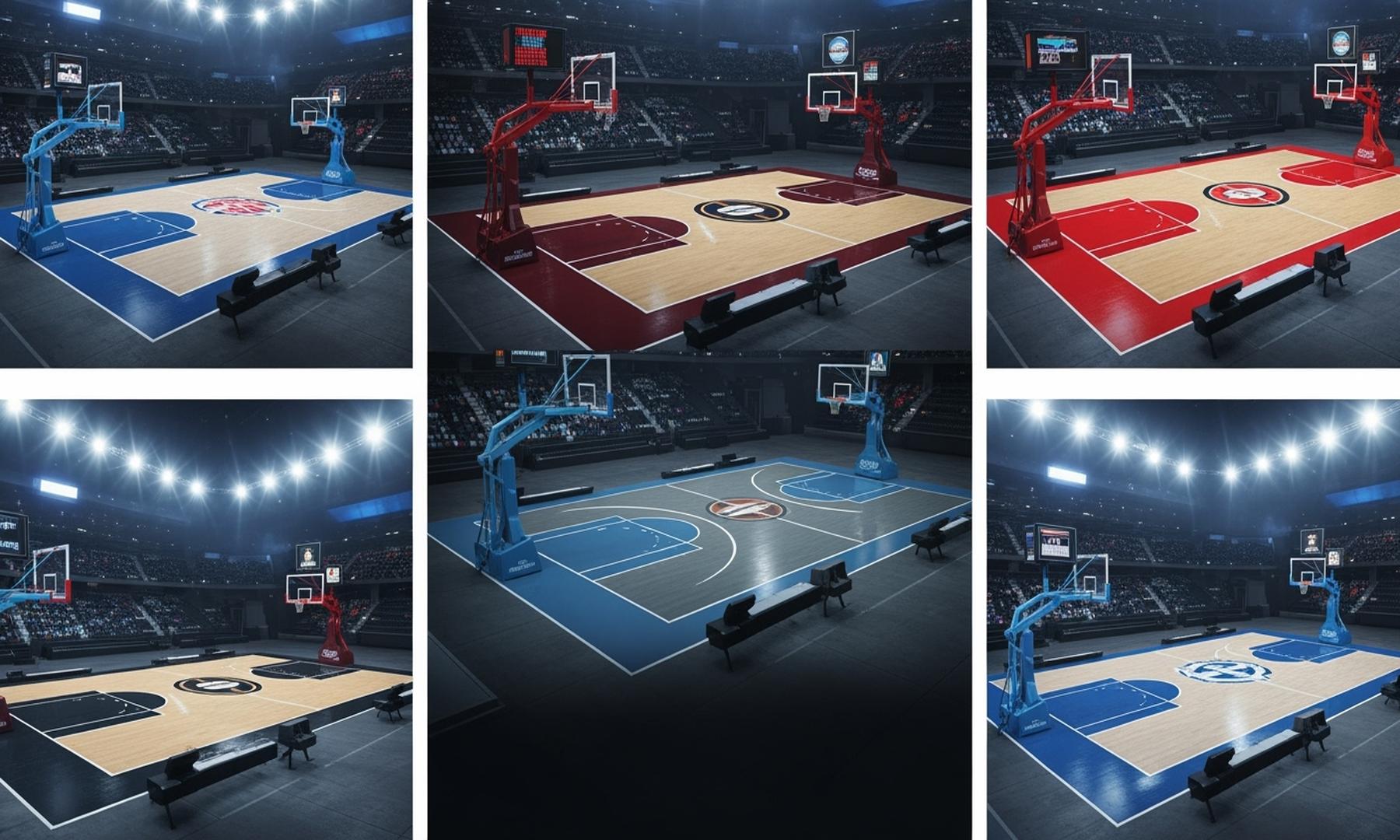 NBA Unveils Custom Courts for 2025 Emirates NBA Cup Tournament