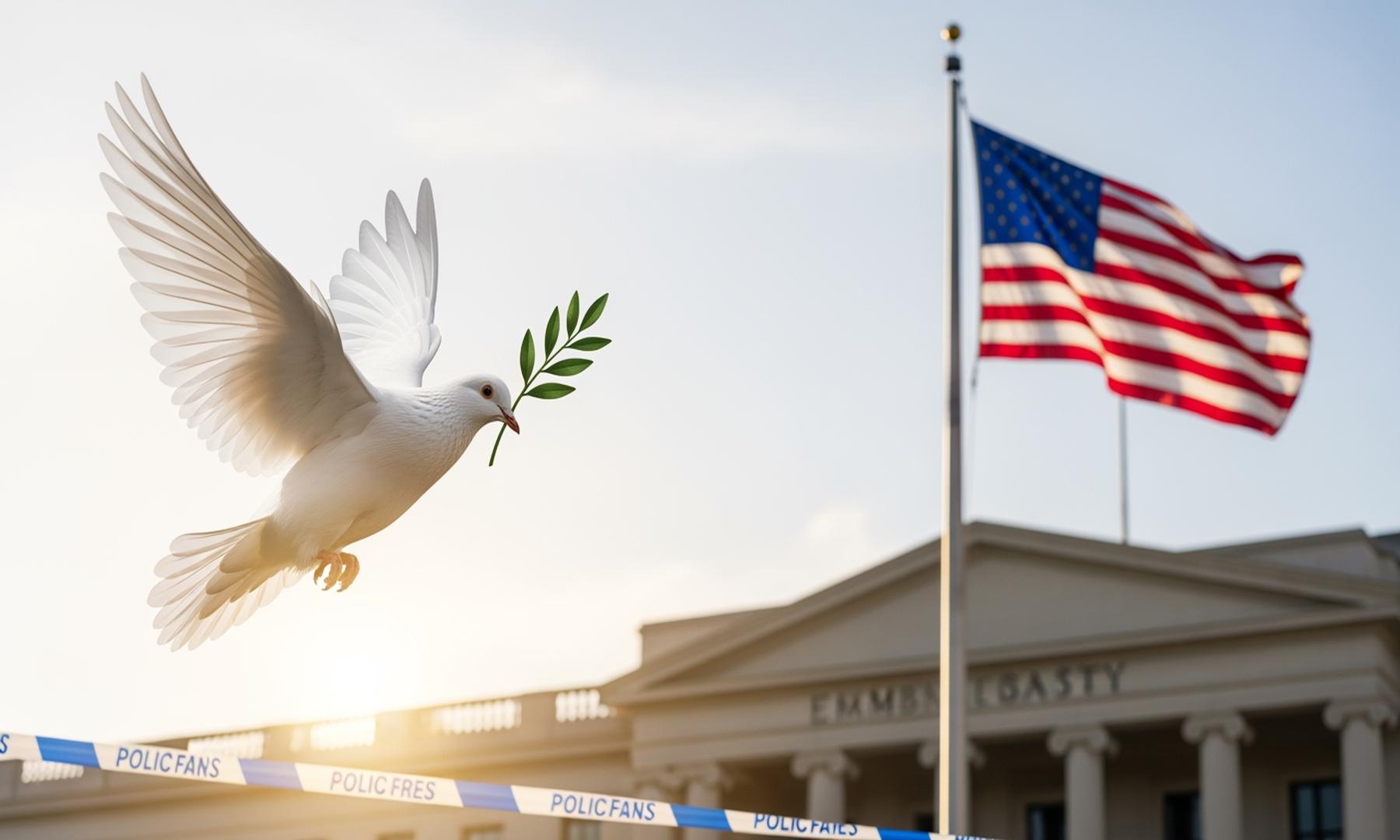 US Embassy in Tel Aviv Witnesses Plea for Release of Hostage from Gaza