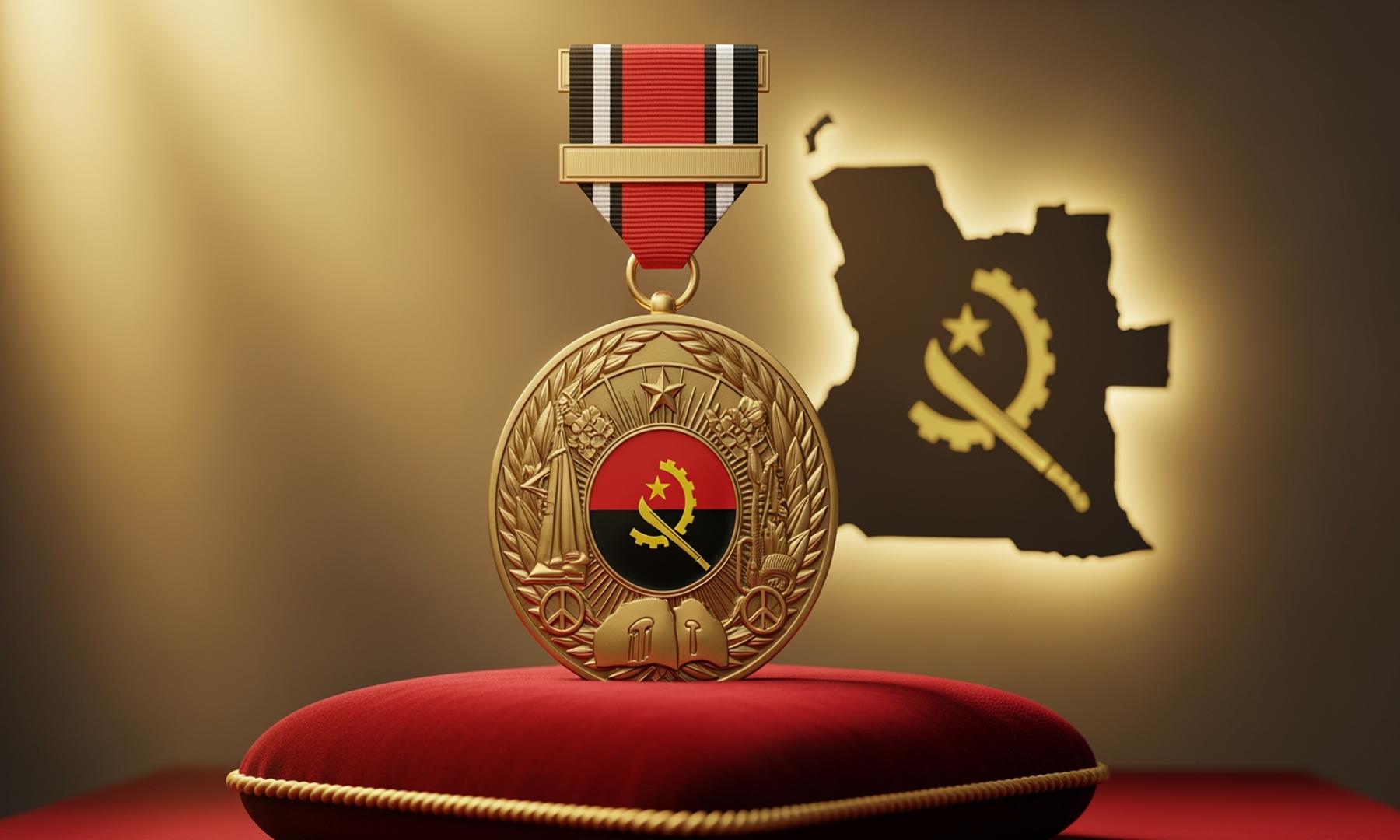 Haim Taib Honored with Angola's Presidential Medal for Peace and Development
