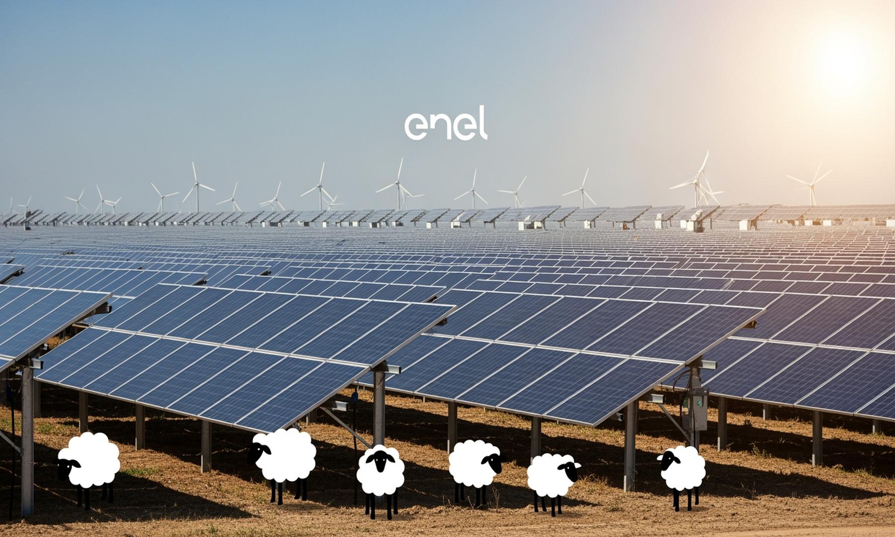 Enel Commissions Largest Solar Power Plant in Texas with Sheep Grazing Initiative