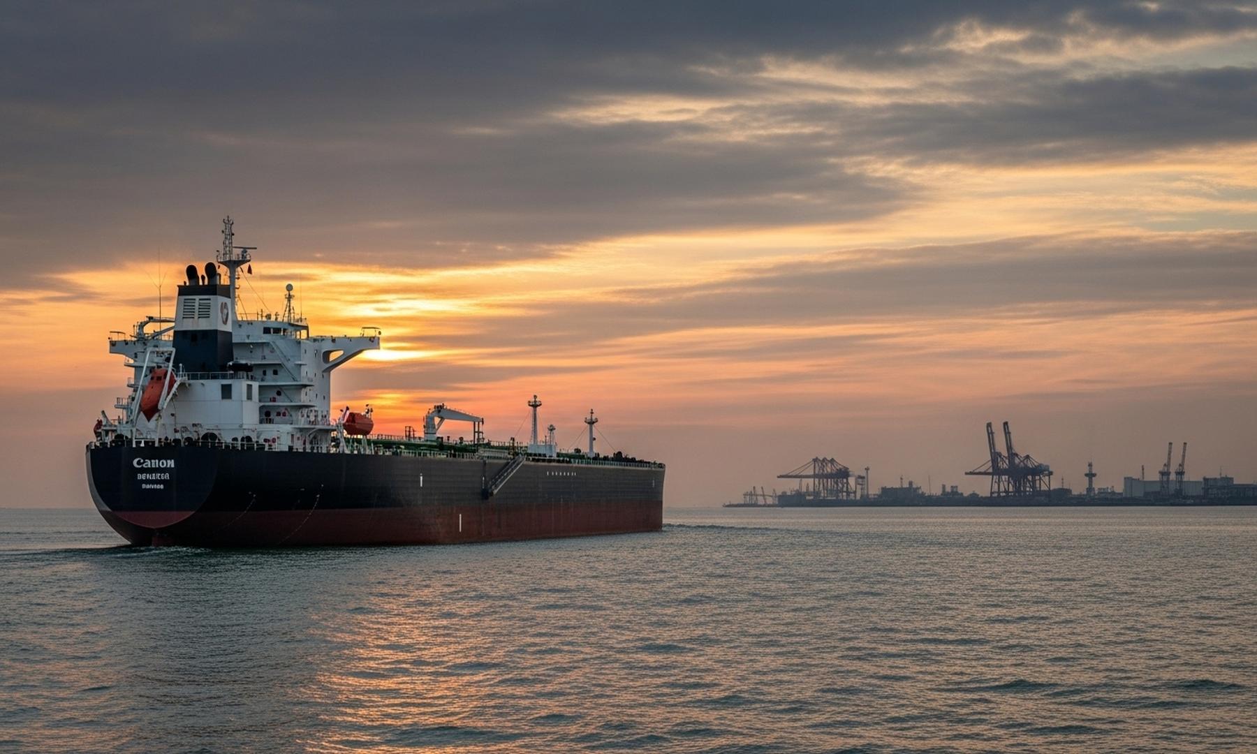 Sanctioned Russian Oil Vessel Redirects to Indian Port Amid Adani Group Ban