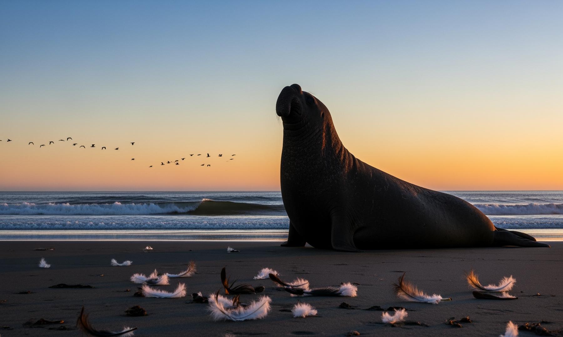 Marine Biologists Report Bird Flu Decimation of Southern Elephant Seal Populations in Argentina