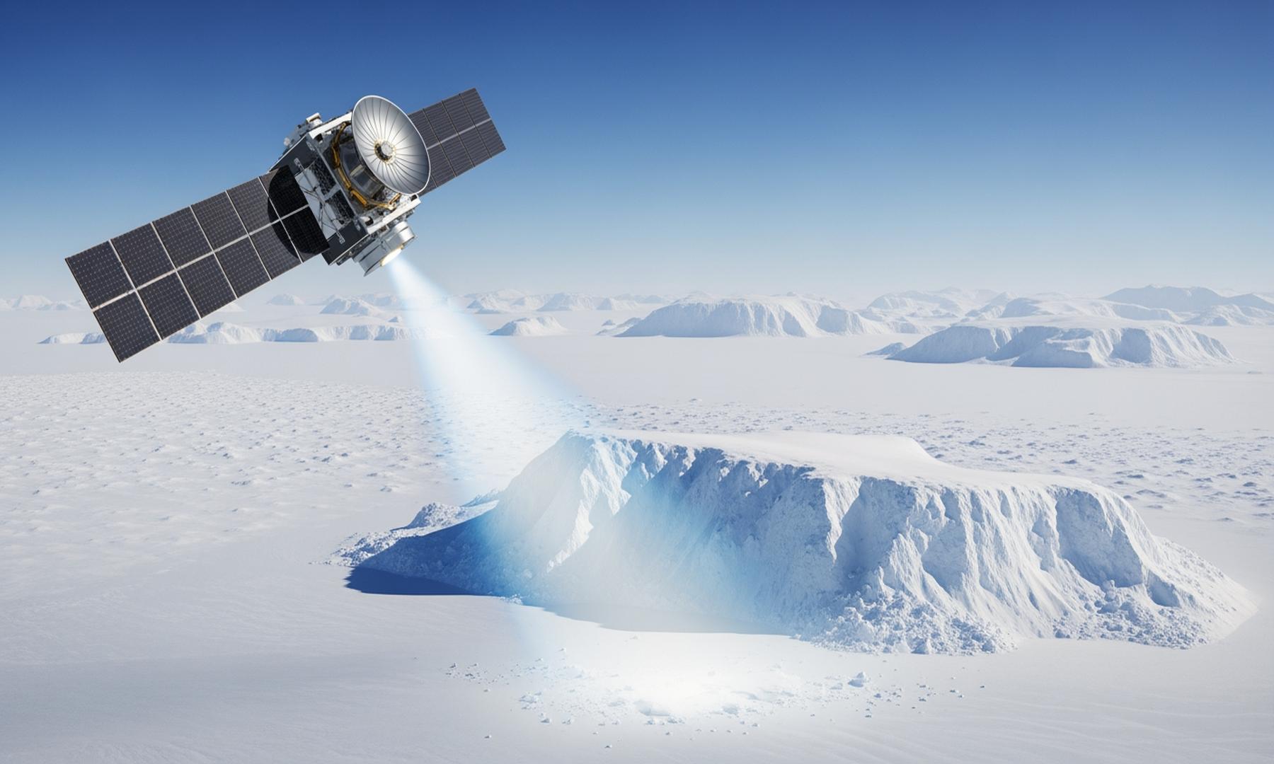 Laser Satellites Reveal Underestimated Antarctic Carbon Emissions