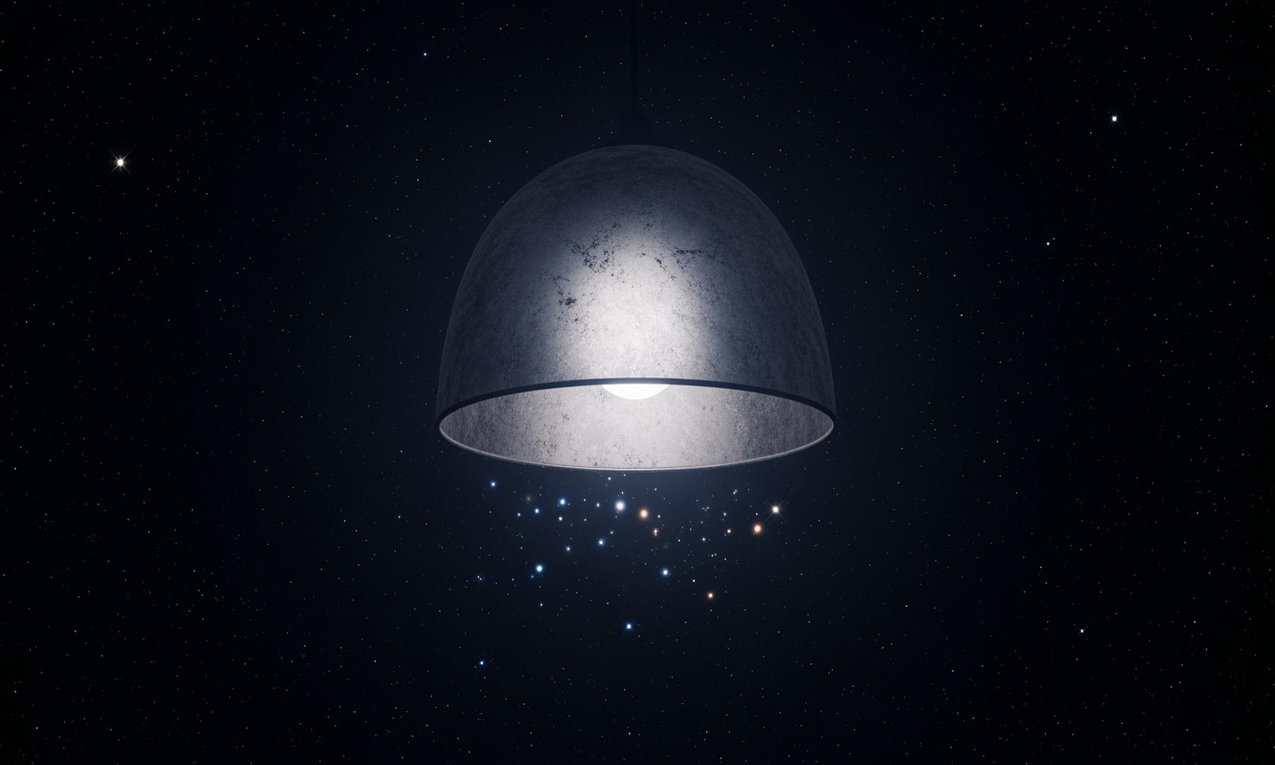 Study Suggests Dark Matter's 'Lampshade Effect' May Obscure Stars