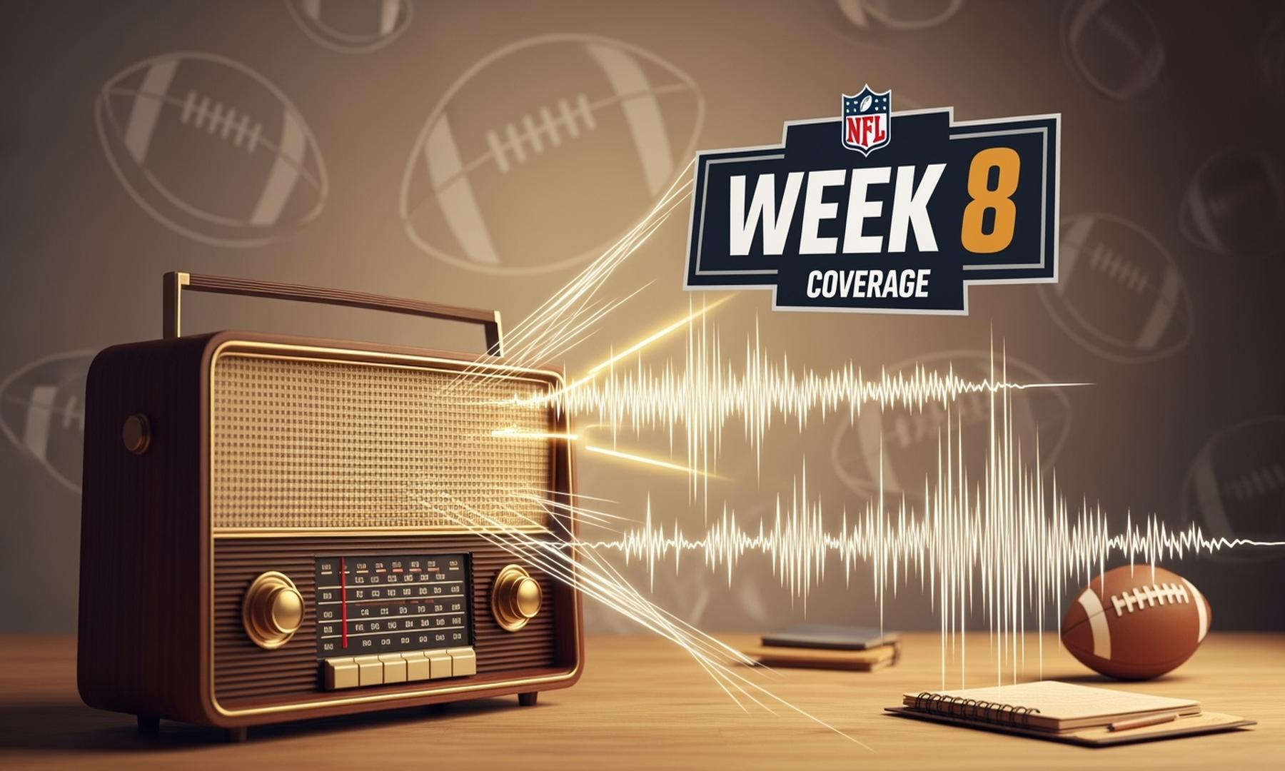 NFL Radio Broadcasts Offer Comprehensive Coverage for Week 8 Games