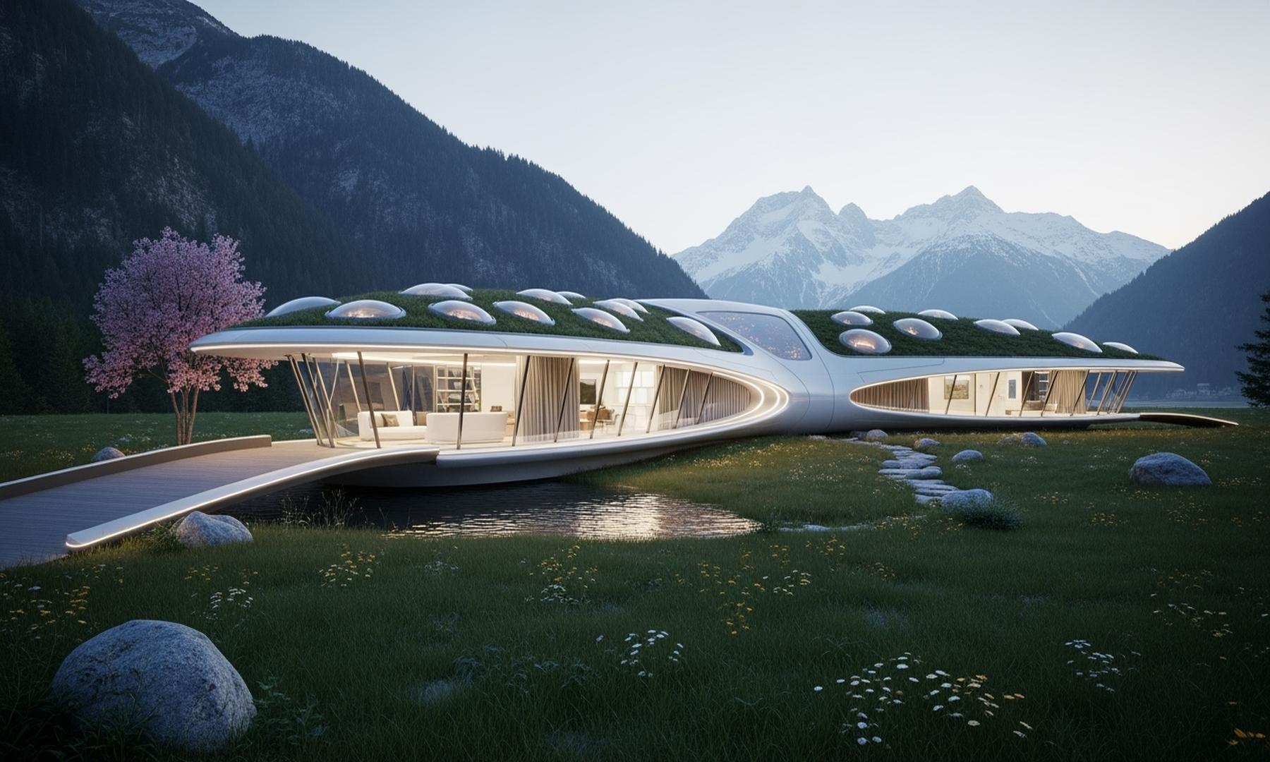 CRA Designs Self-Sufficient Pavilion for 2026 Winter Olympics, Blending with Alpine Landscape