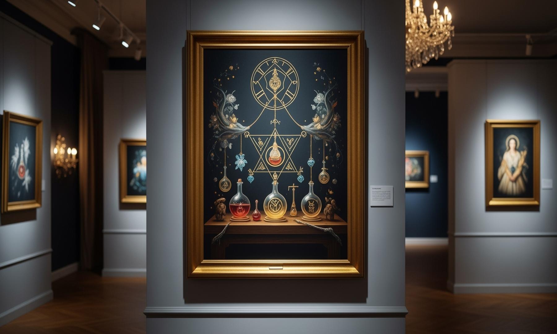 Art Dealer Christopher Bishop Unveils Rare Alchemical Painting by Fedele Fischetti