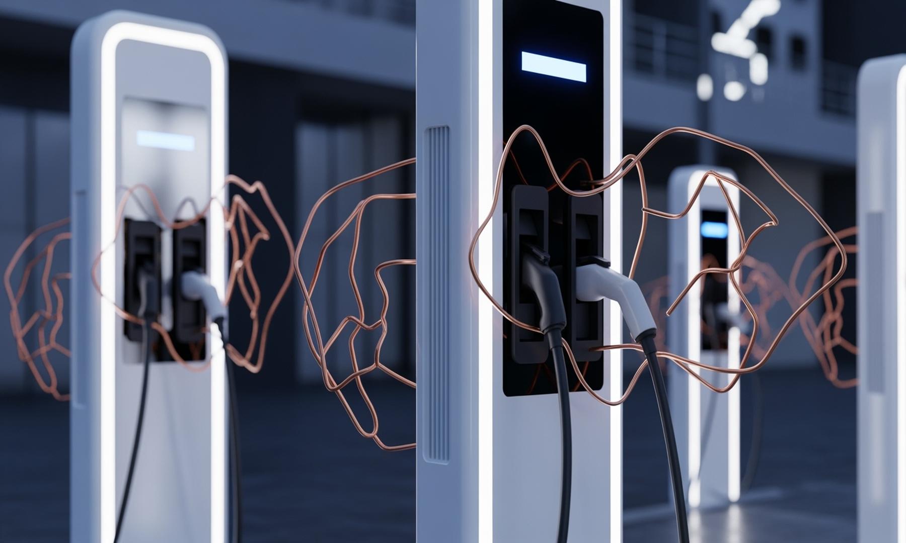 Copper Wire Theft at EV Chargers Threatens Electric Vehicle Adoption