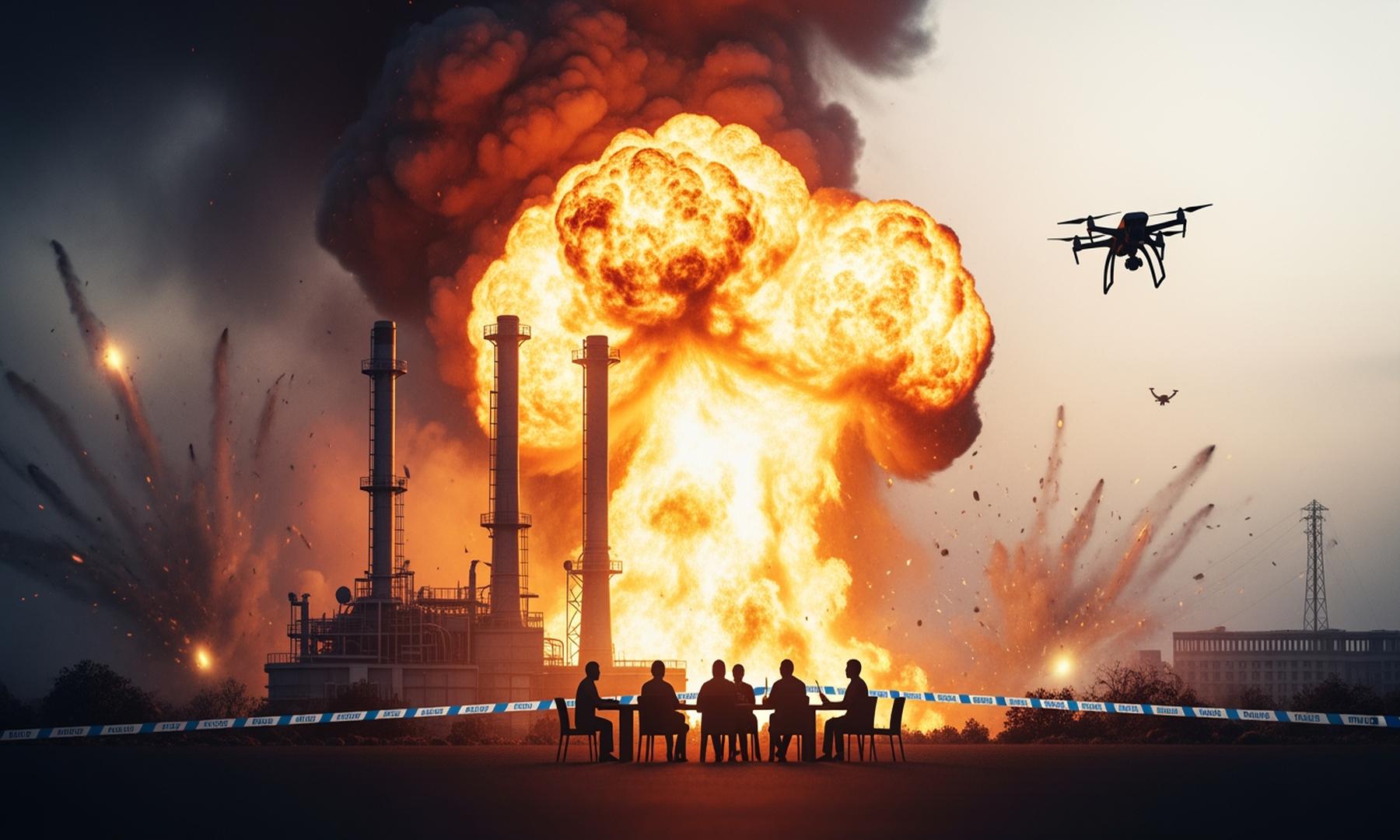 Ukraine Conducts Drone Strikes on Russian Oil Refinery and Petrochemical Plant