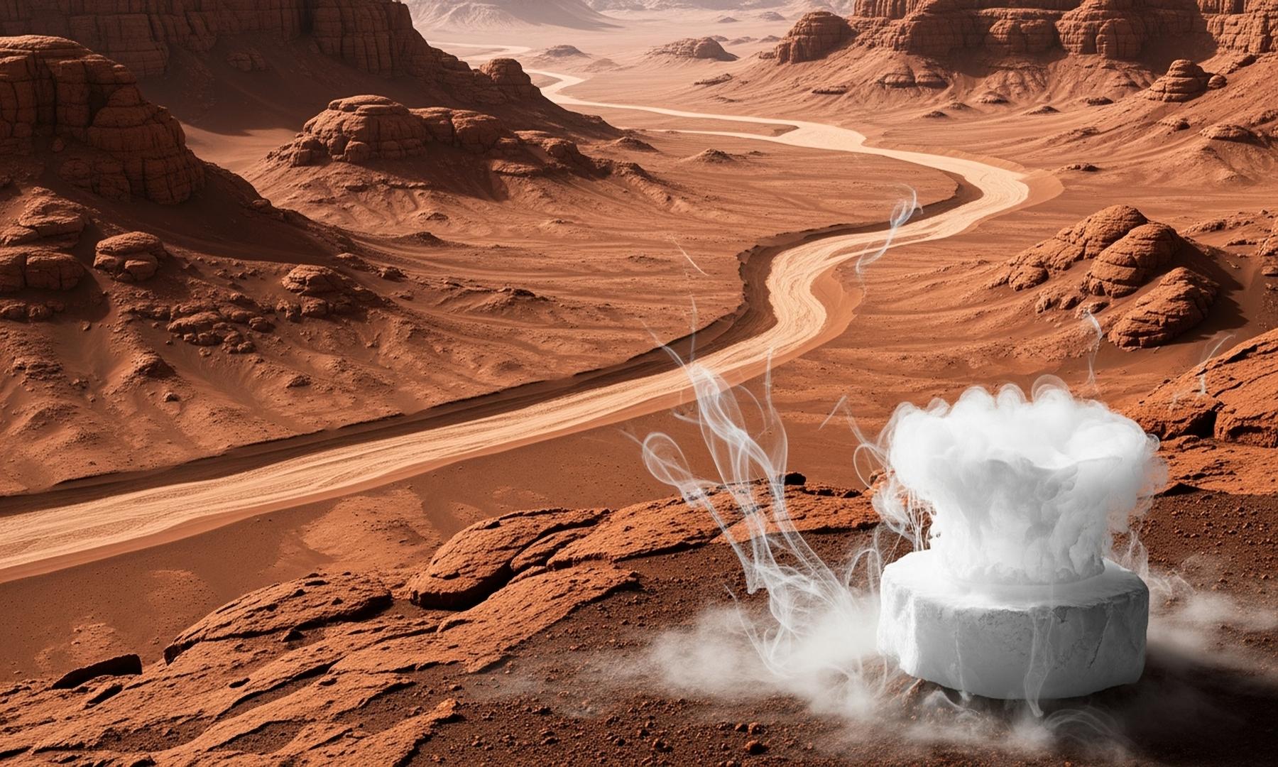 Scientists Uncover Dry Ice Sublimation as Key to Mars's Mysterious Gullies