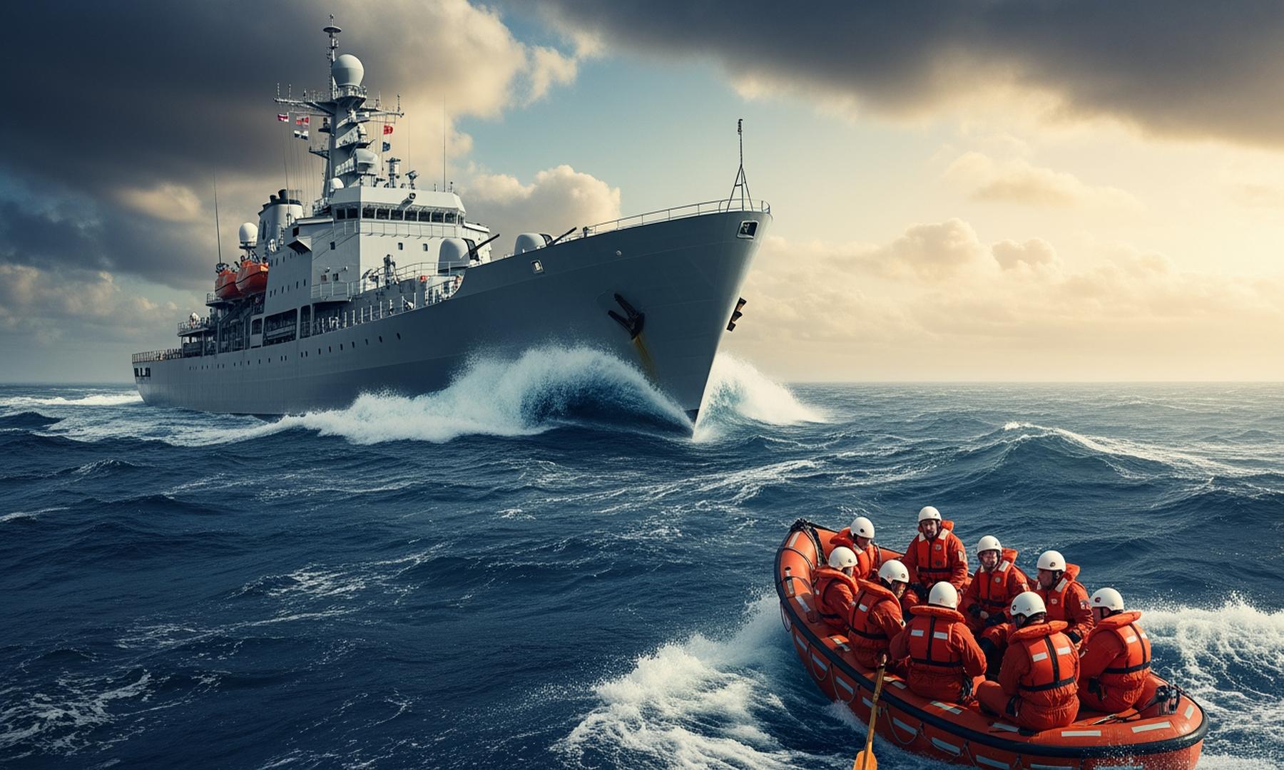 EU Naval Forces Rescue Crew from Somali Pirate Attack in Red Sea