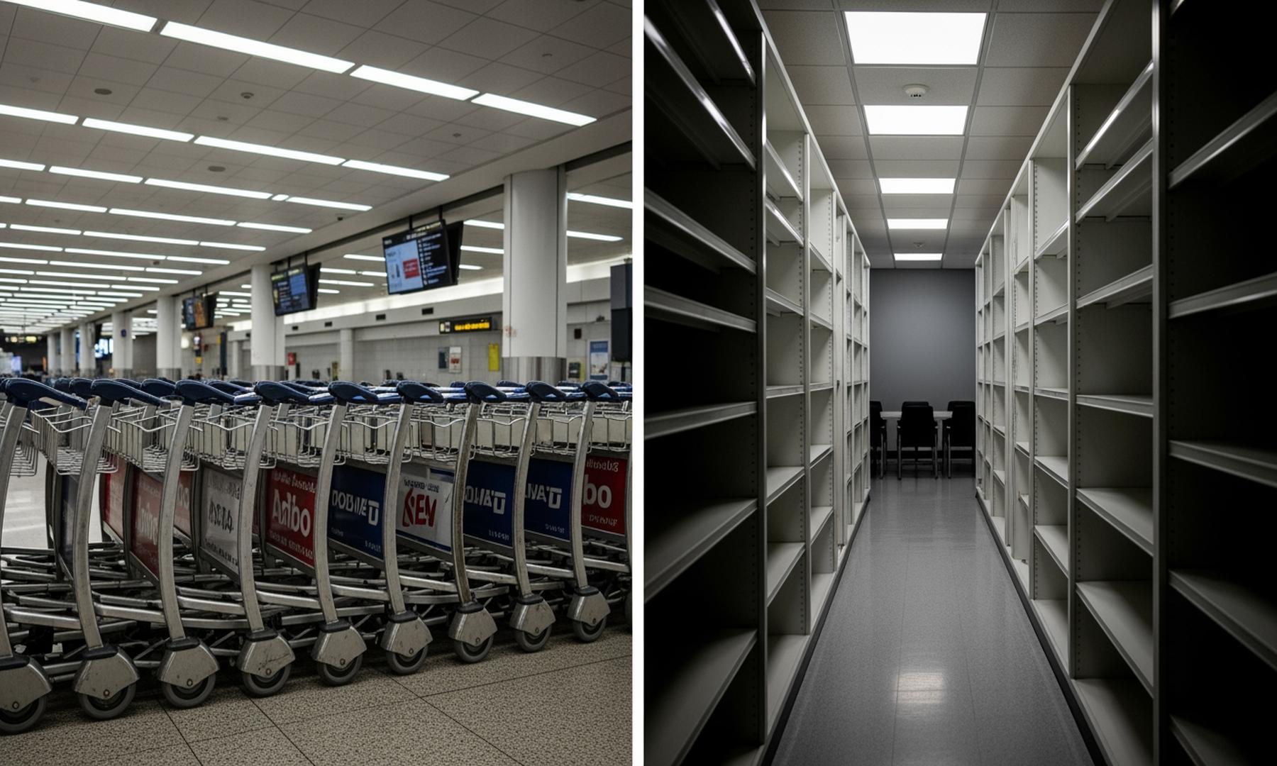 Government Shutdown Causes Airport Delays and Food Stamp Uncertainty