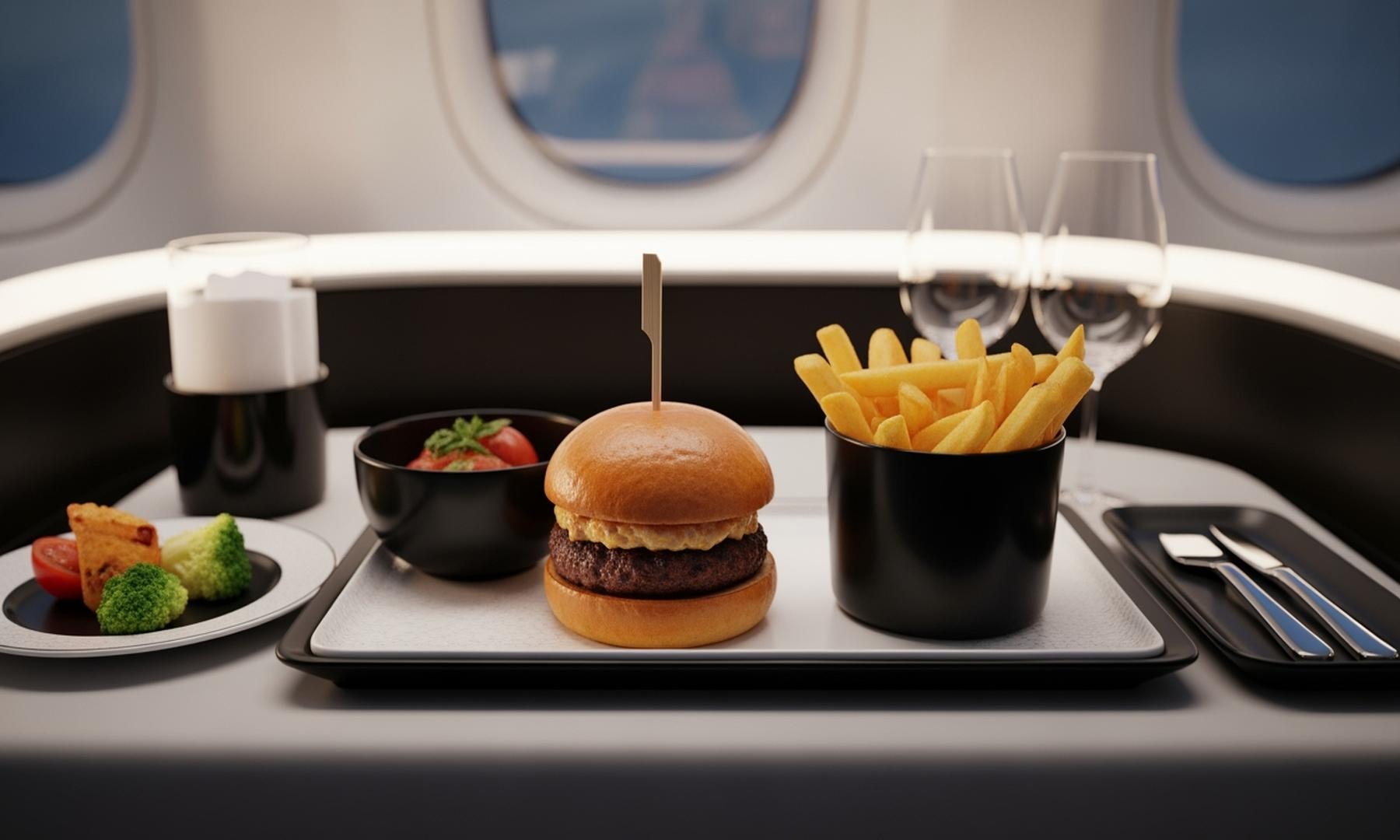 American Airlines Introduces Sliders and Fries in First Class, Faces Mixed Reviews
