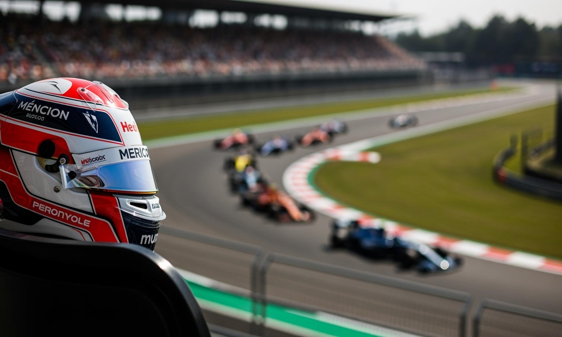 George Russell Watches Mexico City GP Practice Disguised in Grandstand