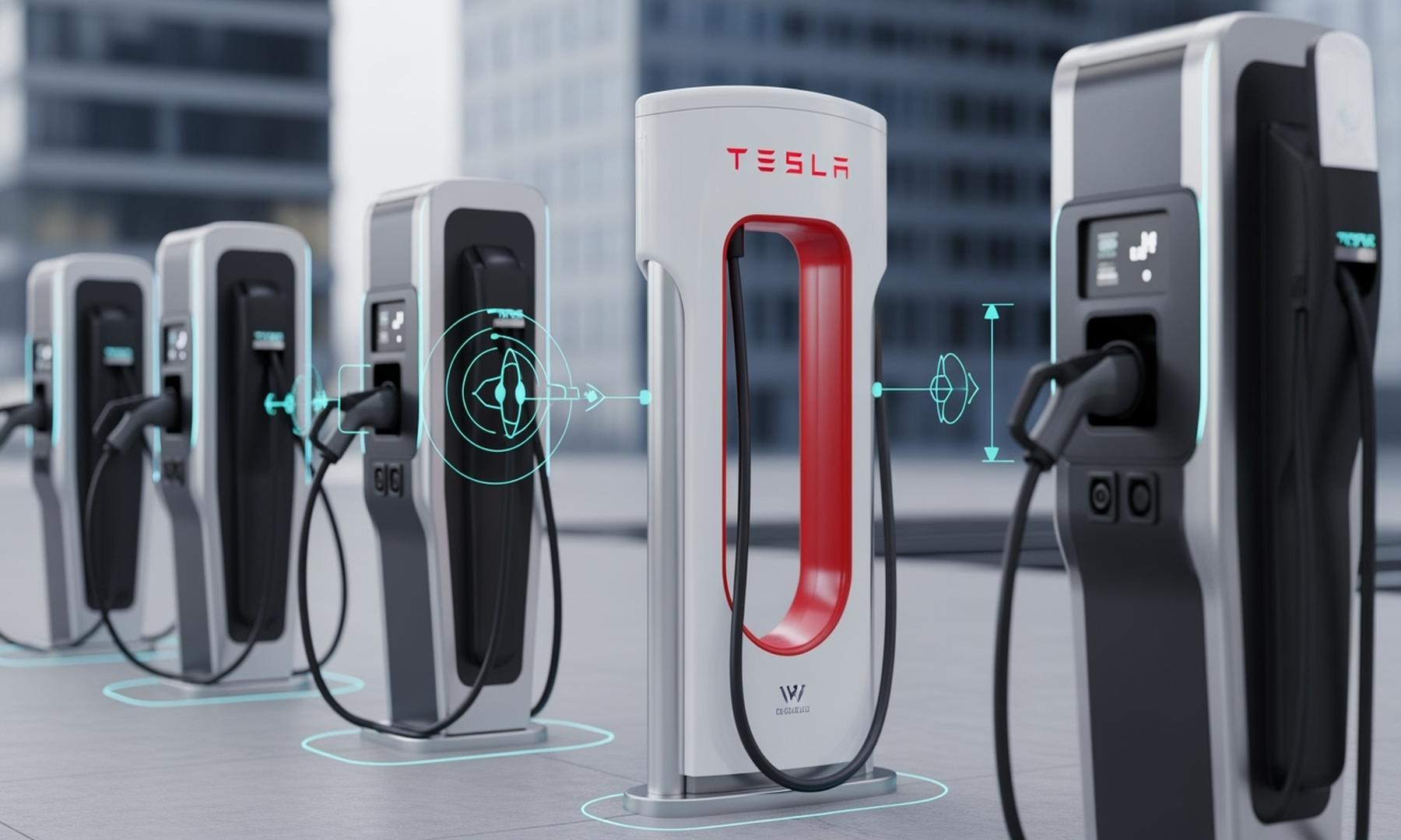 EV Manufacturers Transition to Tesla Supercharger Ports, Creating Adapter Challenges