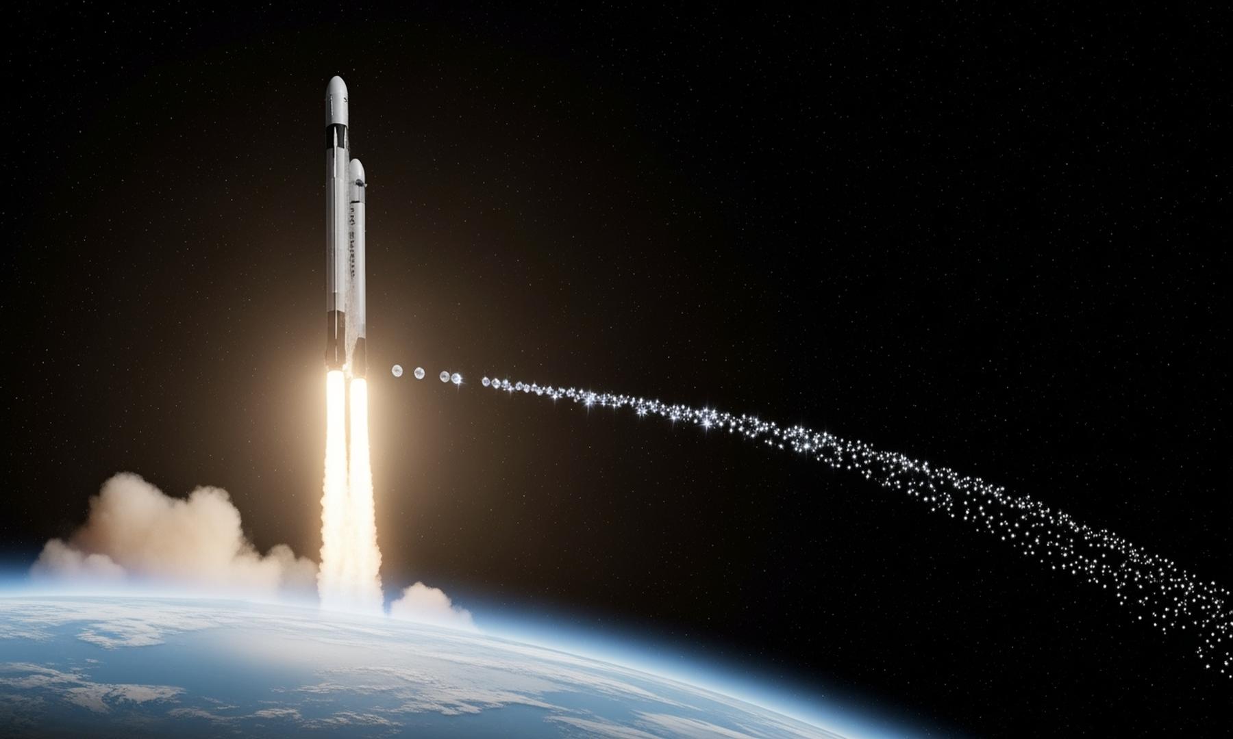 SpaceX Achieves Record 135th Orbital Launch with Starlink Satellites
