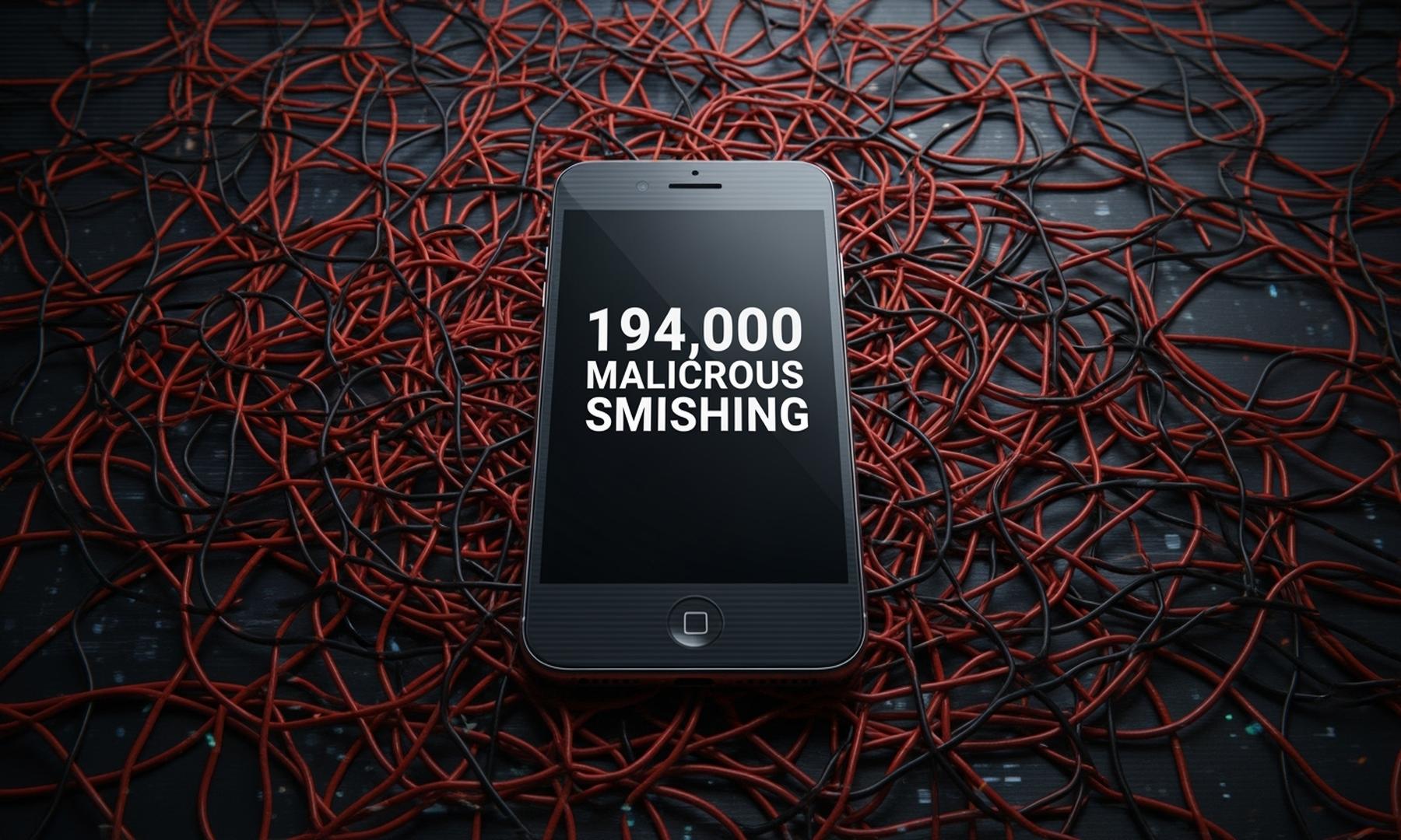 Massive Smishing Campaign Targets U.S. Users with 194,000 Malicious Domains