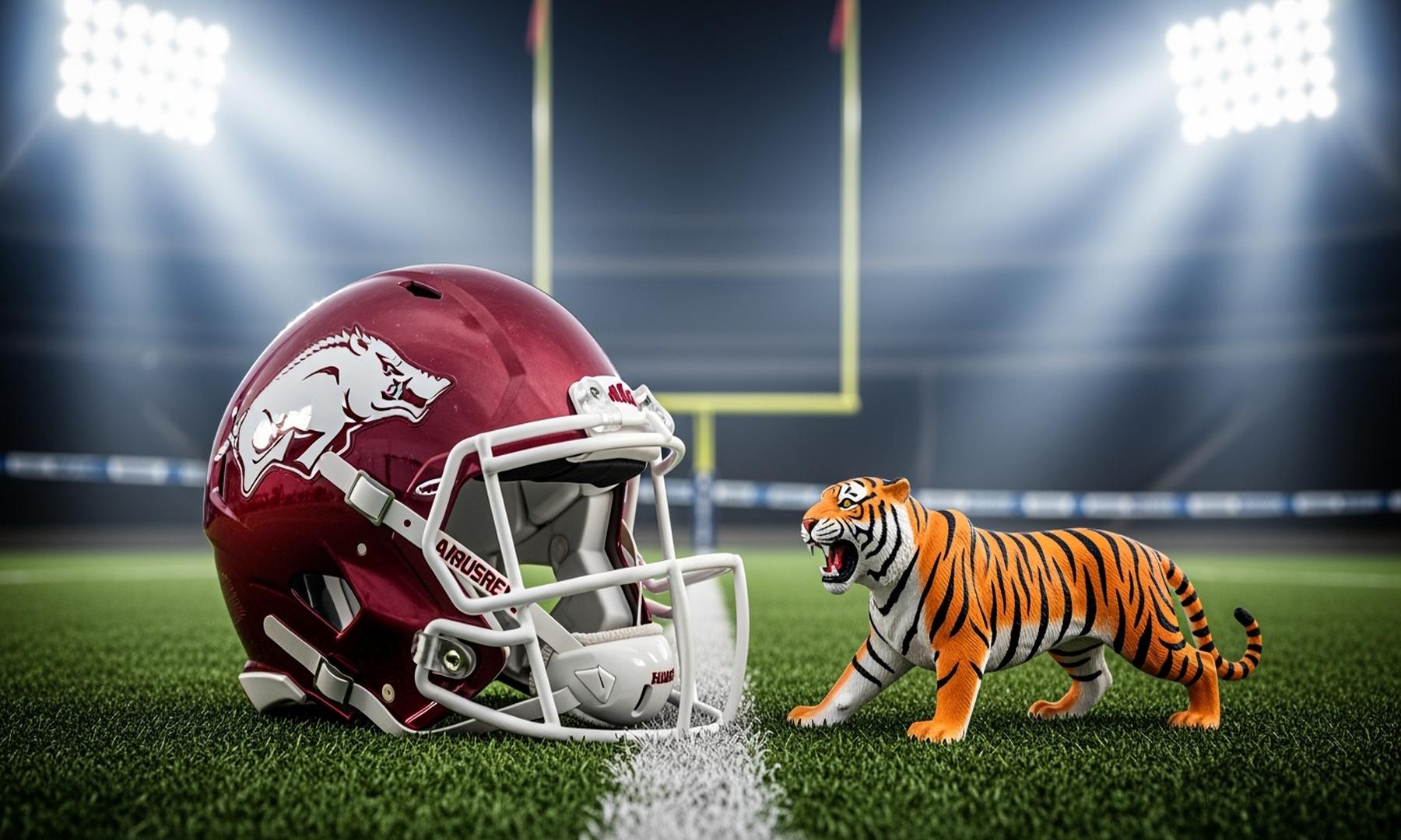 Arkansas Razorbacks Seek to End Losing Streak Against Auburn Tigers in SEC Showdown