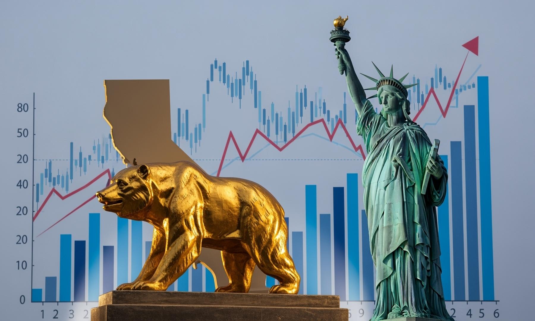 California and New York's Economic Performance Critical to U.S. Recession Outlook
