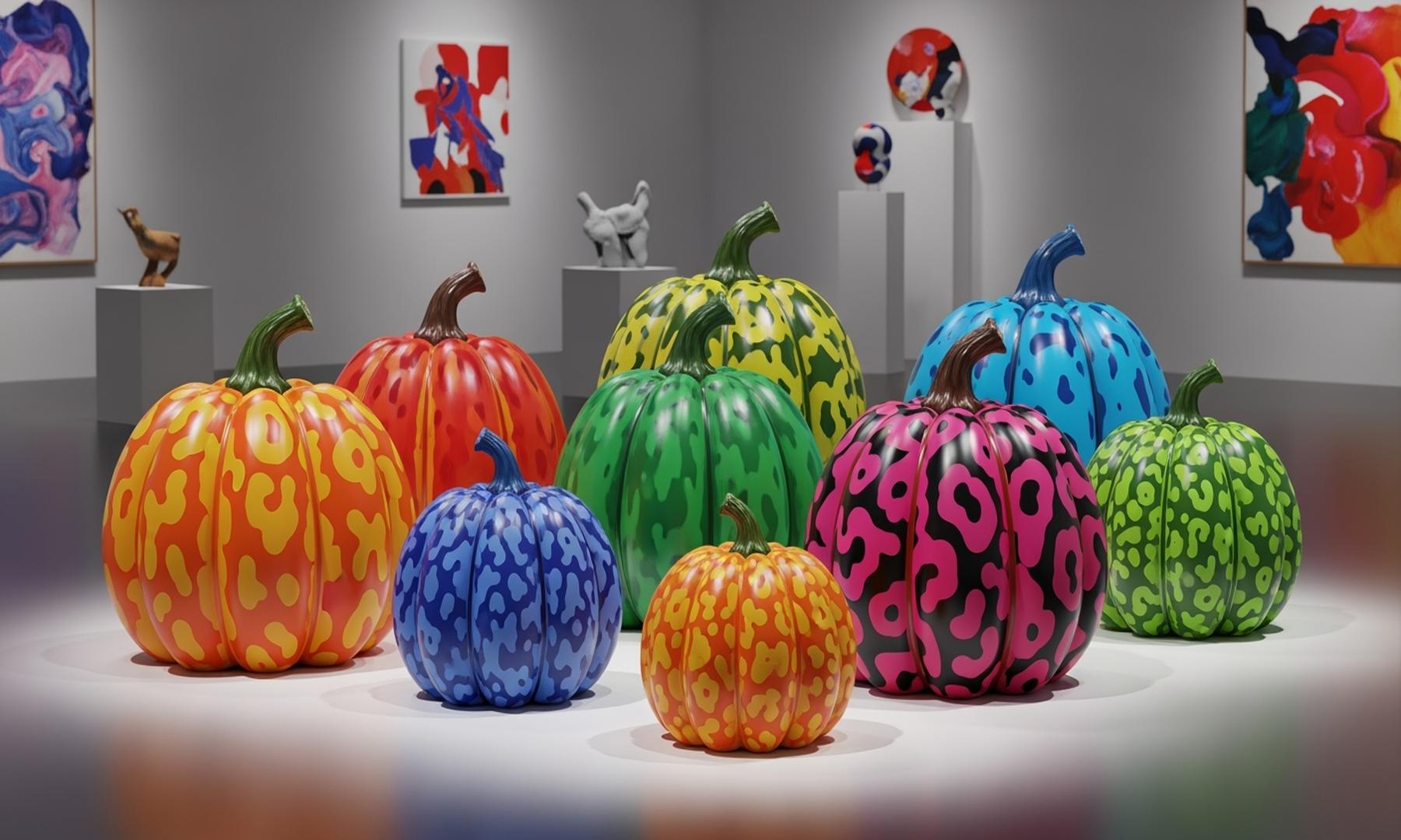 Yayoi Kusama's Pumpkin Sculptures Gain Global Popularity, Impacting Art Institutions