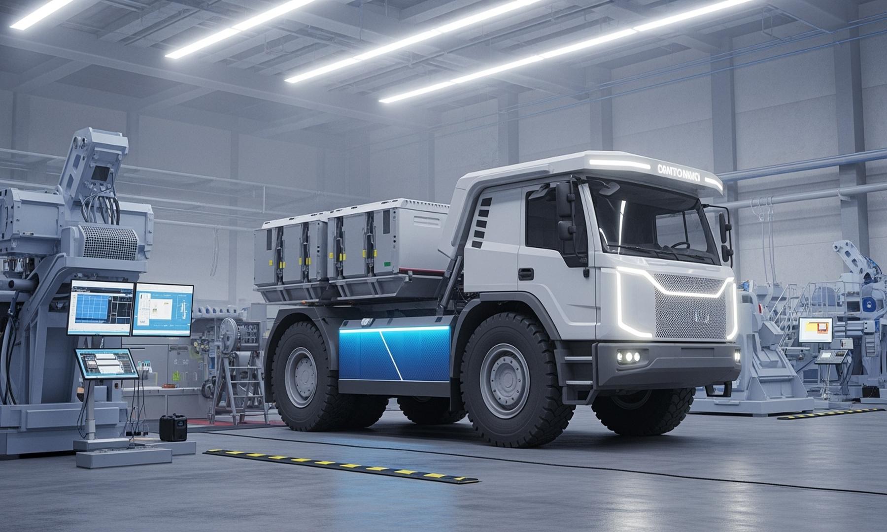 Rio Tinto and SPIC Qiyuan Advance Battery Swap Truck Trial at Oyu Tolgoi