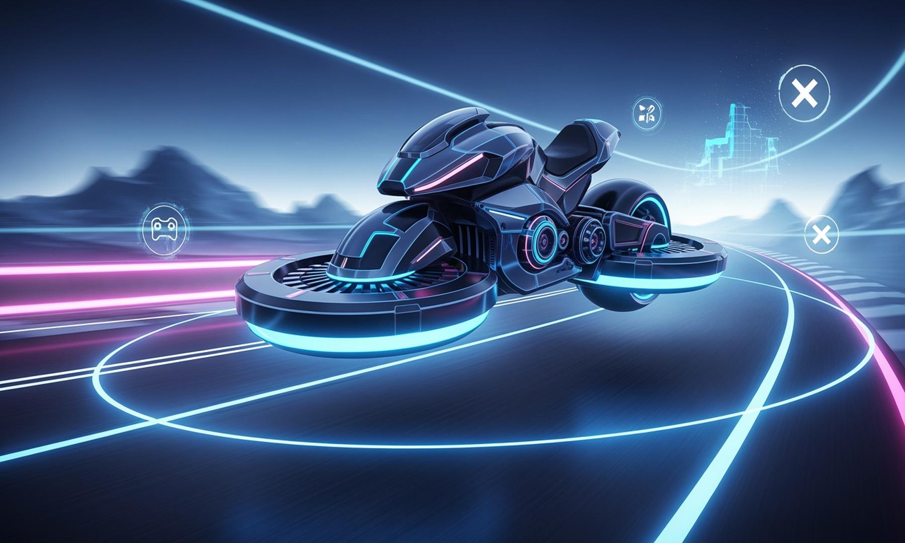 VRacer Hoverbike Launches on PlayStation VR2 with Cross-Platform Features