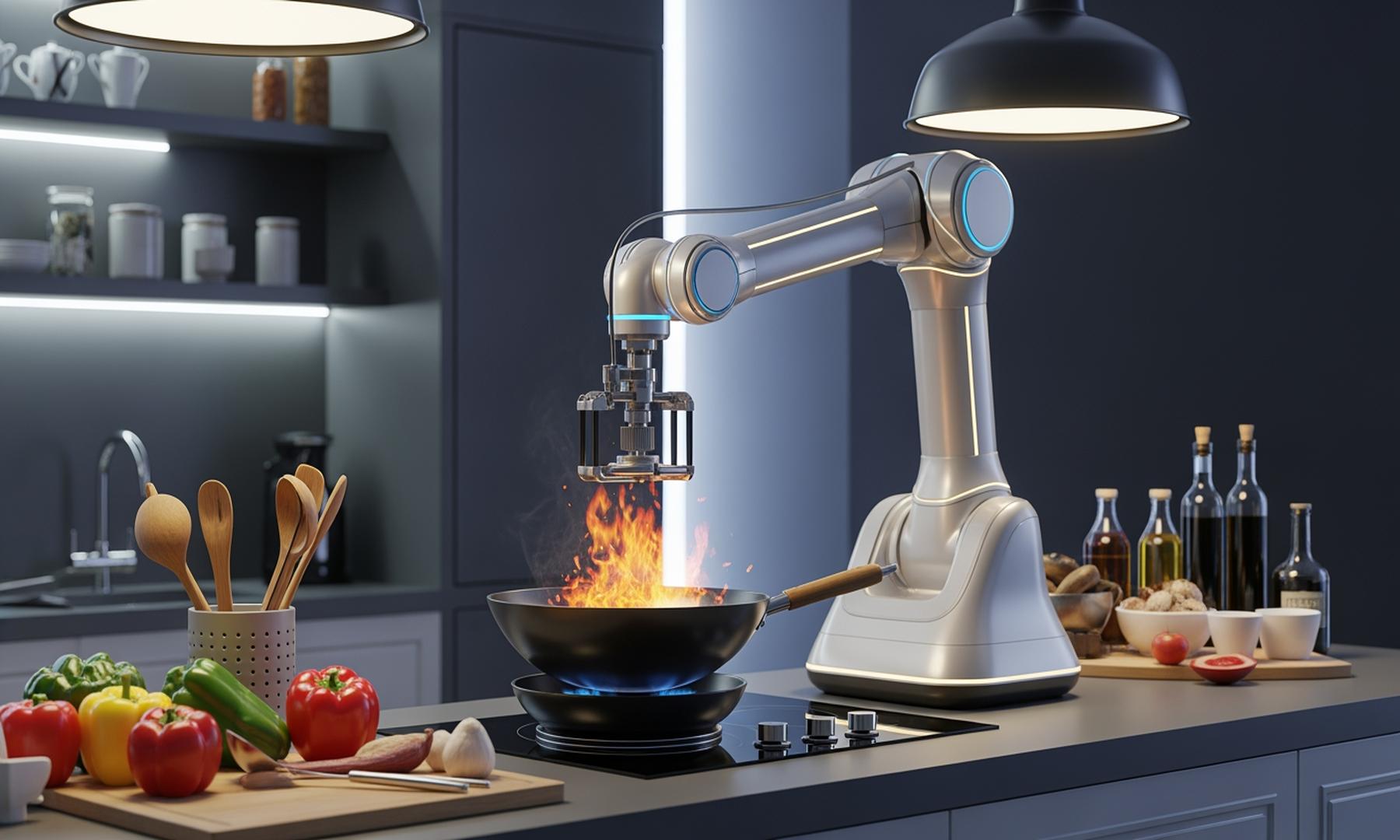 Robot Wok Restaurants Compete for Dominance in Los Angeles Dining Scene