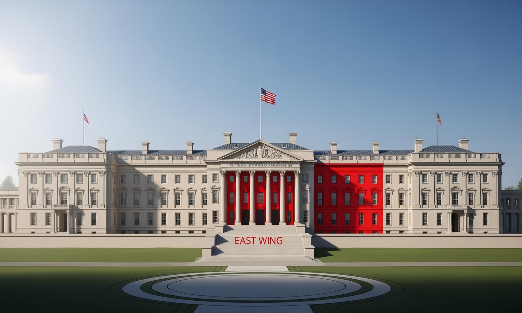 President Trump Demolishes East Wing for New Ballroom, Sparking Historical Preservation Debate