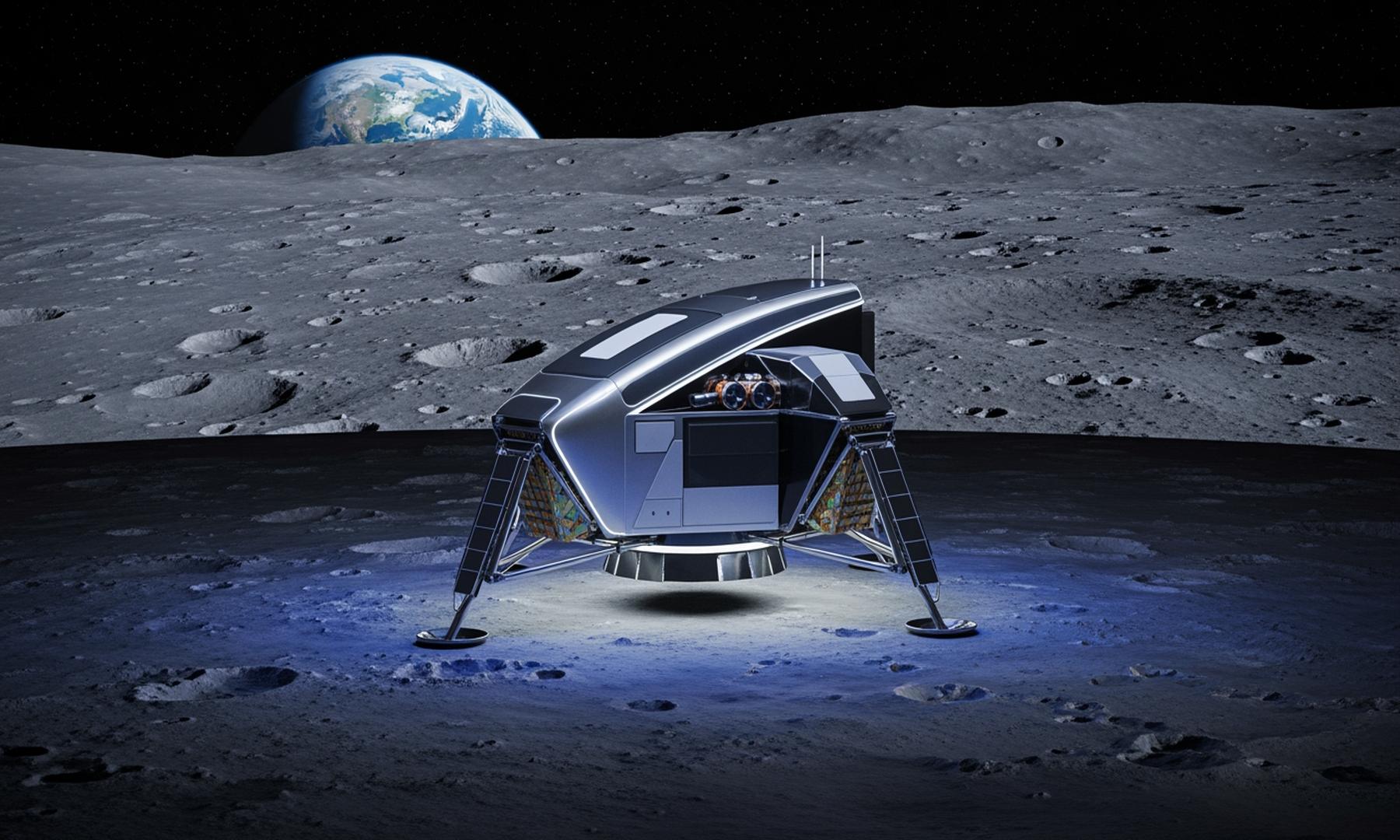 SpaceX and Blue Origin Compete for NASA's Lunar Landing Contracts