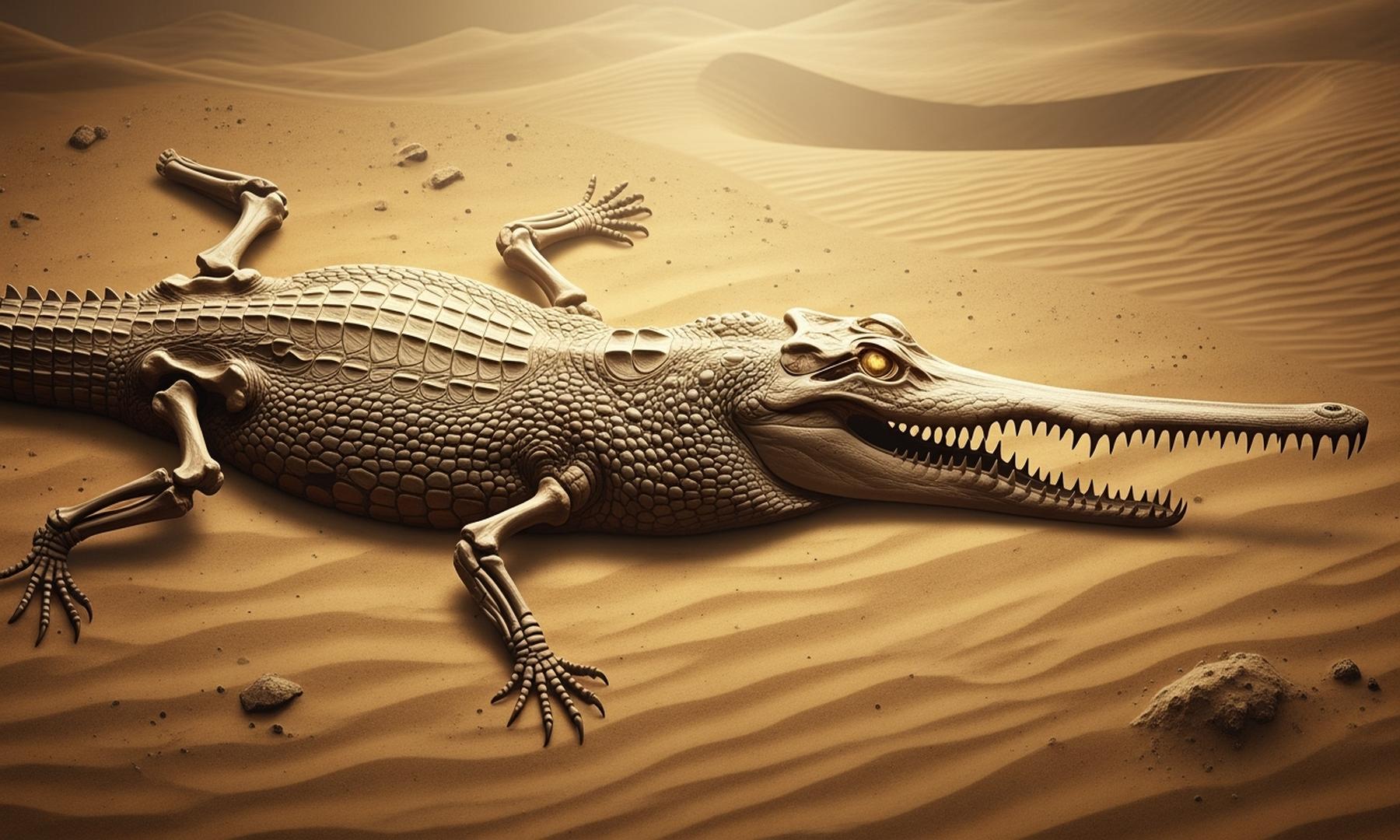 Egyptian Paleontologists Discover Earliest Long-Snouted Crocodile Fossil, Revealing African Origins
